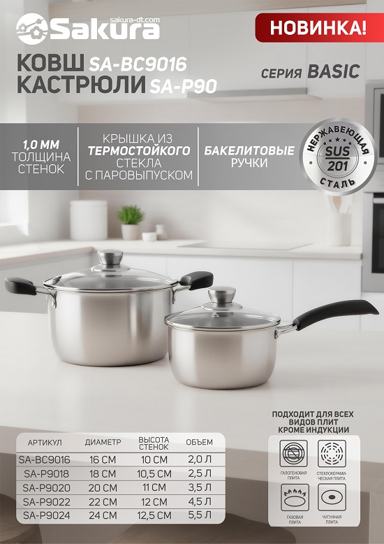 SA-P90_2 550 кастрюли