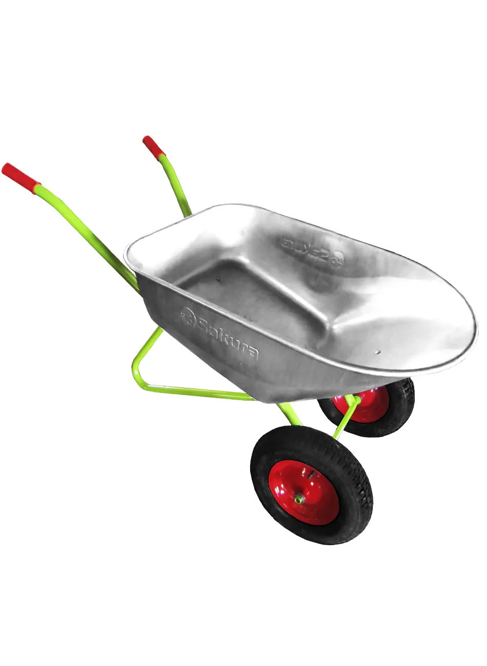 Тачка садовая SAKURA WB6420S 2кол 90л 160кг