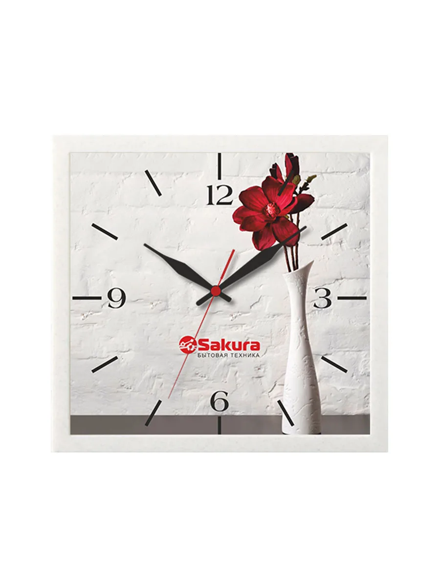 Часы SAKURA Sakura ПЕ-А8 Цветы мрамор