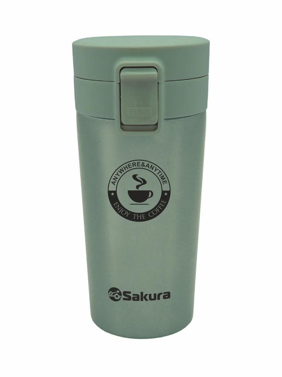 Термокружка SAKURA TM-01-380GR зеленый/green